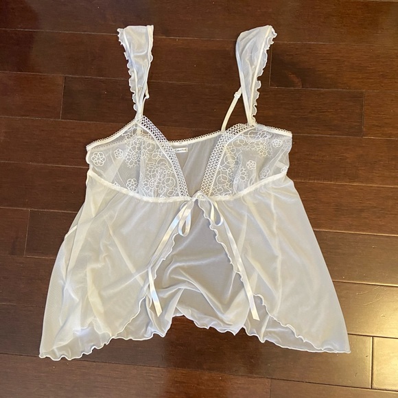 calvin klein lingerie y2k lace top - Picture 3 of 4